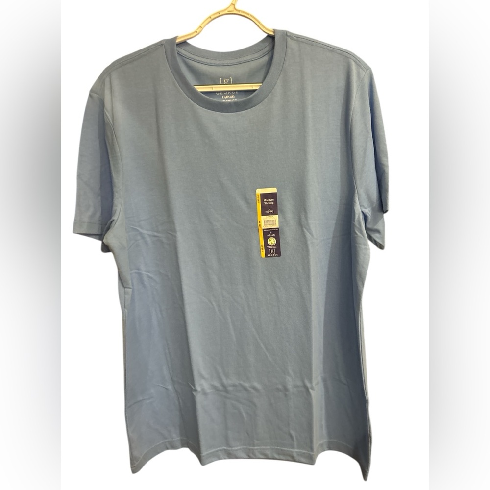 George Blue Crew Neck Short Sleeve Tee